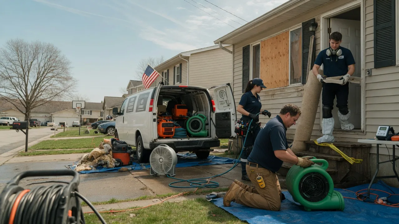 Water Damage Restoration in Farmington, IL near me